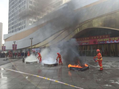图10 灭火演练
